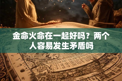 金命火命在一起好吗？两个人容易发生矛盾吗
