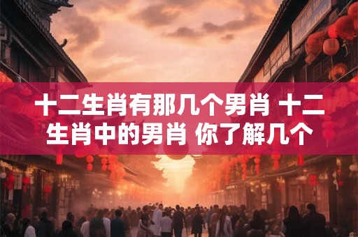 十二生肖有那几个男肖 十二生肖中的男肖 你了解几个