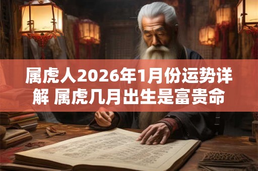 属虎人2026年1月份运势详解 属虎几月出生是富贵命