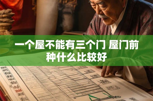 一个屋不能有三个门 屋门前种什么比较好