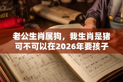 老公生肖属狗，我生肖是猪可不可以在2026年要孩子？
