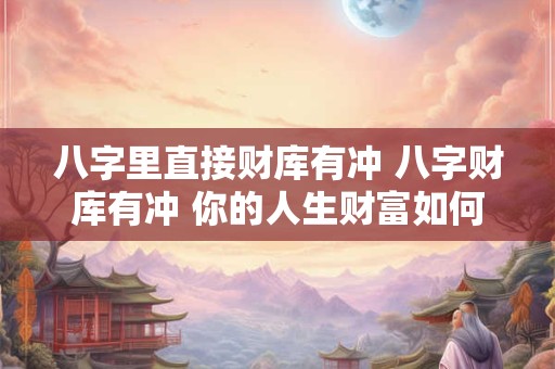 八字里直接财库有冲 八字财库有冲 你的人生财富如何