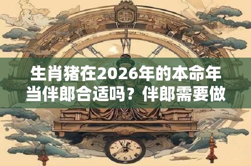 生肖猪在2026年的本命年当伴郎合适吗？伴郎需要做什么？