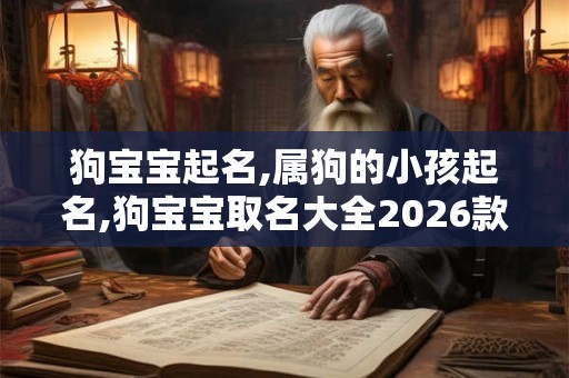 狗宝宝起名,属狗的小孩起名,狗宝宝取名大全2026款
