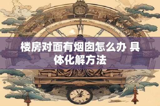 楼房对面有烟囱怎么办 具体化解方法