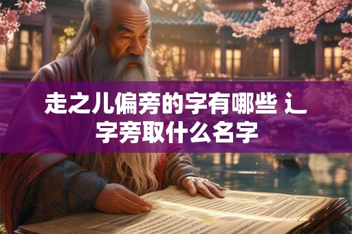 走之儿偏旁的字有哪些 辶字旁取什么名字