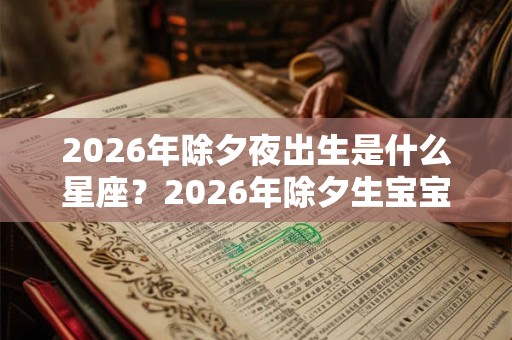 2026年除夕夜出生是什么星座？2026年除夕生宝宝好吗？