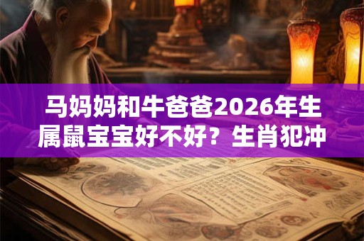 马妈妈和牛爸爸2026年生属鼠宝宝好不好？生肖犯冲吗？