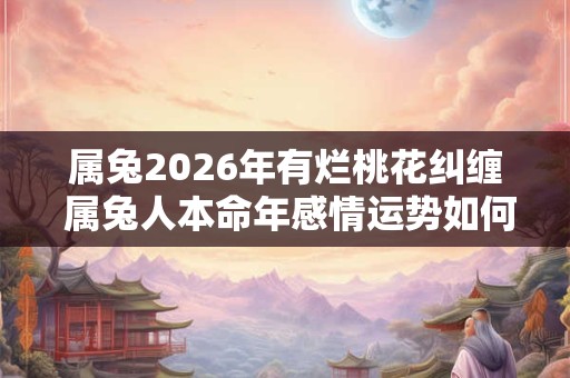 属兔2026年有烂桃花纠缠 属兔人本命年感情运势如何