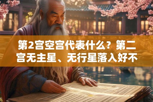 第2宫空宫代表什么？第二宫无主星、无行星落入好不好？
