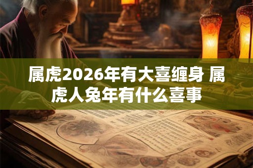 属虎2026年有大喜缠身 属虎人兔年有什么喜事