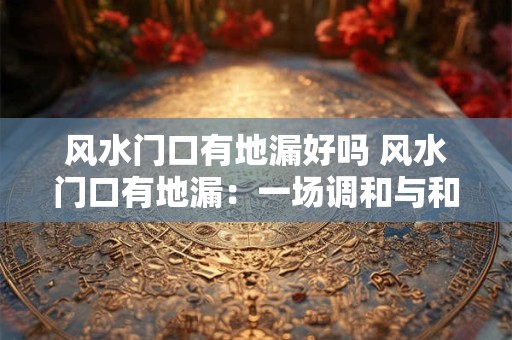 风水门口有地漏好吗 风水门口有地漏：一场调和与和谐的学问