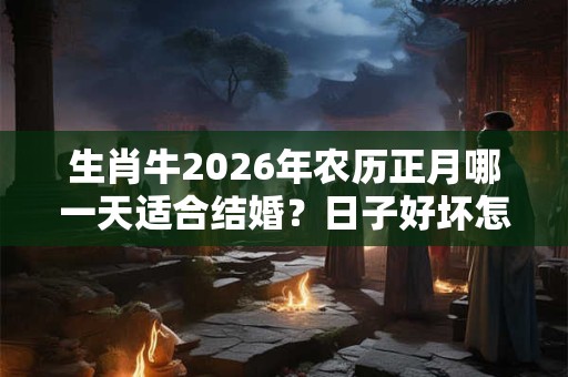 生肖牛2026年农历正月哪一天适合结婚？日子好坏怎么看？