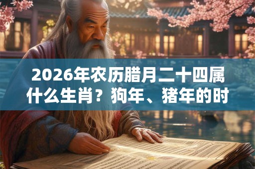 2026年农历腊月二十四属什么生肖？狗年、猪年的时间？