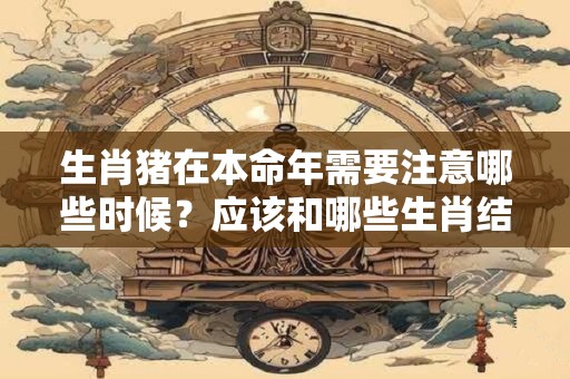 生肖猪在本命年需要注意哪些时候？应该和哪些生肖结交？