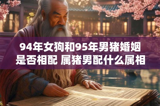 94年女狗和95年男猪婚姻是否相配 属猪男配什么属相好