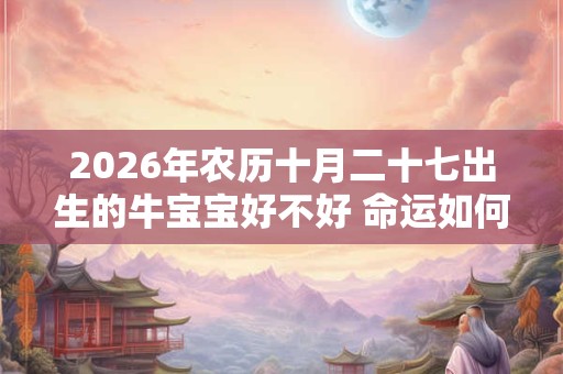 2026年农历十月二十七出生的牛宝宝好不好 命运如何