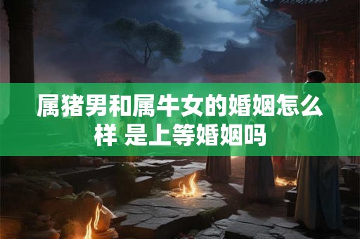 属猪男和属牛女的婚姻怎么样 是上等婚姻吗