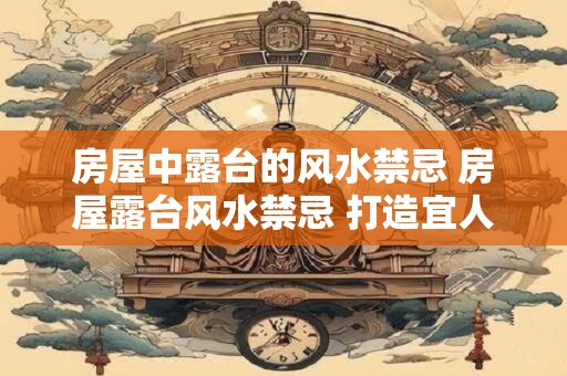 房屋中露台的风水禁忌 房屋露台风水禁忌 打造宜人居住环境