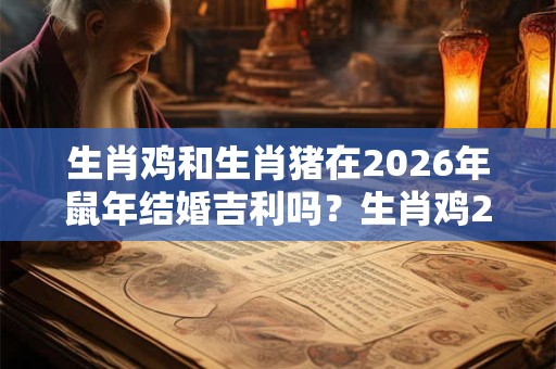 生肖鸡和生肖猪在2026年鼠年结婚吉利吗？生肖鸡2026年几月结婚好？