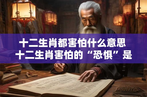 十二生肖都害怕什么意思 十二生肖害怕的“恐惧”是什么