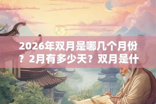 2026年双月是哪几个月份？2月有多少天？双月是什么意思？