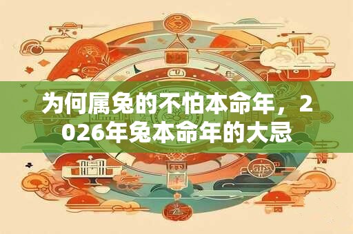 为何属兔的不怕本命年，2026年兔本命年的大忌