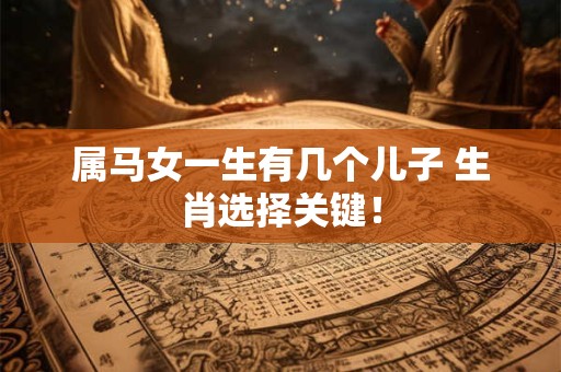 属马女一生有几个儿子 生肖选择关键！
