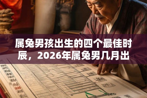 属兔男孩出生的四个最佳时辰，2026年属兔男几月出生最好命？
