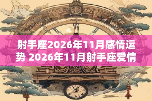 射手座2026年11月感情运势 2026年11月射手座爱情运程详解