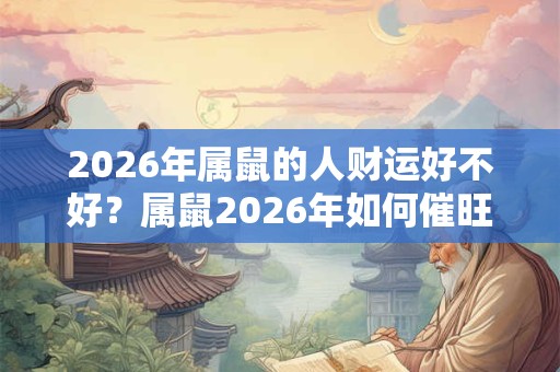 2026年属鼠的人财运好不好？属鼠2026年如何催旺财运？