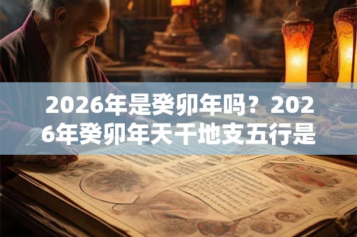 2026年是癸卯年吗?2026年癸卯年天干地支五行是什么? 2026年是癸卯年吗?2026年癸卯年天干地支五行是什么?
