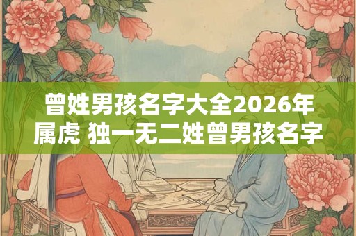 曾姓男孩名字大全2026年属虎 独一无二姓曾男孩名字 曾姓男孩名字大全2026年属虎 独一无二姓曾男孩名字