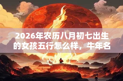 2026年农历八月初七出生的女孩五行怎么样，牛年名字推荐