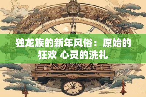 独龙族的新年风俗:原始的狂欢 心灵的洗礼 独龙族的新年风俗:原始的狂欢 心灵的洗礼