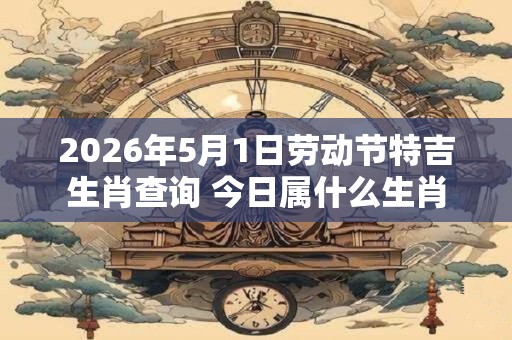 2026年5月1日劳动节特吉生肖查询 今日属什么生肖