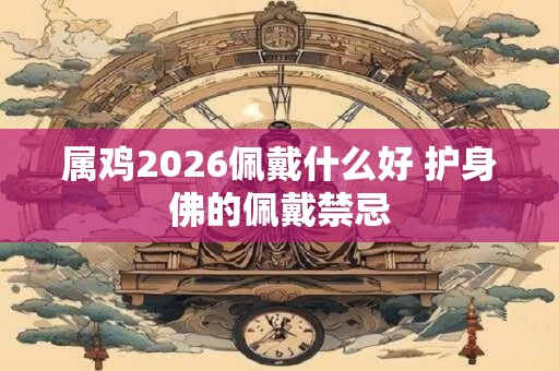 属鸡2026佩戴什么好 护身佛的佩戴禁忌 属鸡2026佩戴什么好 护身佛的佩戴禁忌