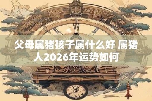 父母属猪孩子属什么好 属猪人2026年运势如何