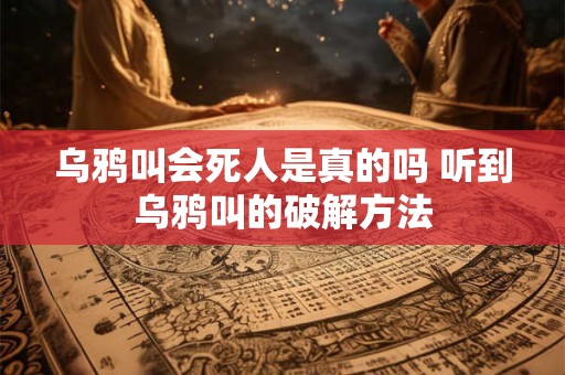乌鸦叫会死人是真的吗 听到乌鸦叫的破解方法 乌鸦叫会死人是真的吗 听到乌鸦叫的破解方法