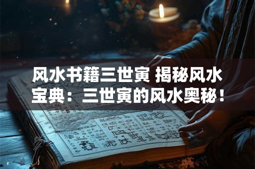 风水书籍三世寅 揭秘风水宝典：三世寅的风水奥秘！