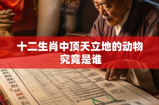 十二生肖中顶天立地的动物 究竟是谁 十二生肖中顶天立地的动物 究竟是谁