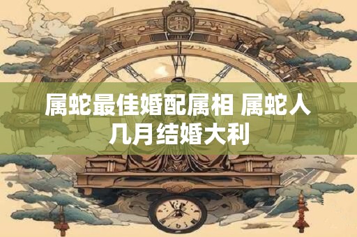 属蛇最佳婚配属相 属蛇人几月结婚大利