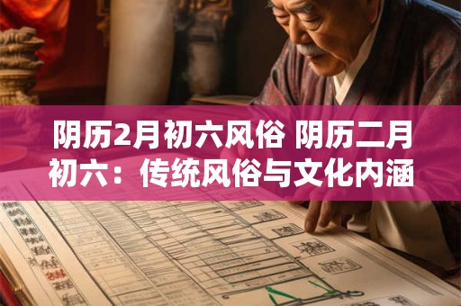 阴历2月初六风俗 阴历二月初六：传统风俗与文化内涵的碰撞