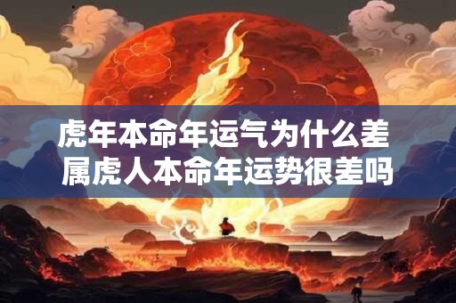 虎年本命年运气为什么差 属虎人本命年运势很差吗
