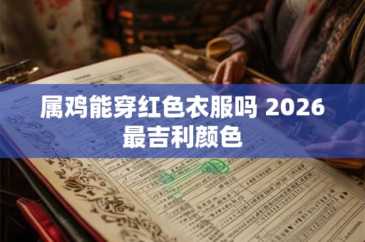 属鸡能穿红色衣服吗 2026最吉利颜色 属鸡能穿红色衣服吗 2026最吉利颜色