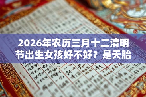 2026年农历三月十二清明节出生女孩好不好？是天胎吗？