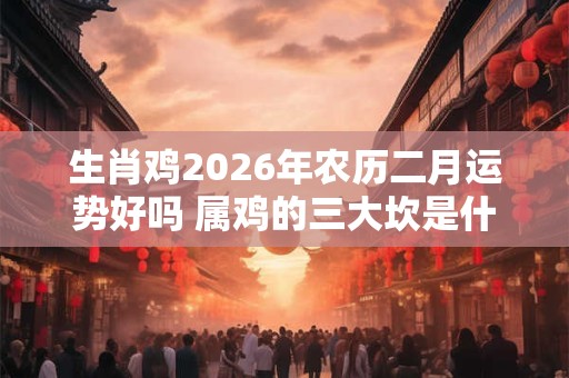 生肖鸡2026年农历二月运势好吗 属鸡的三大坎是什么