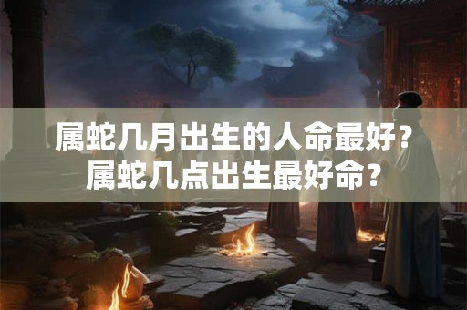 属蛇几月出生的人命最好？属蛇几点出生最好命？