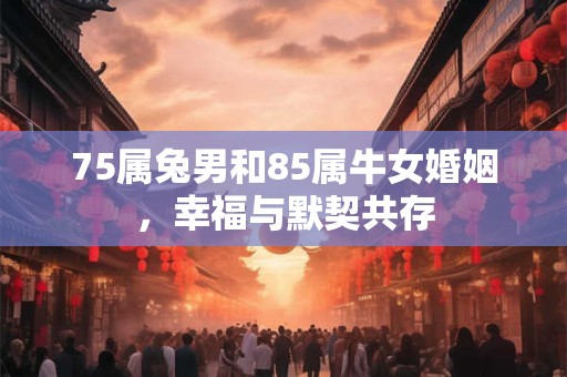 75属兔男和85属牛女婚姻，幸福与默契共存