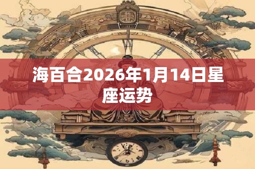 海百合2026年1月14日星座运势